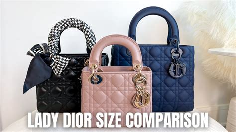 micro lady dior used|Lady Dior mini vs small.